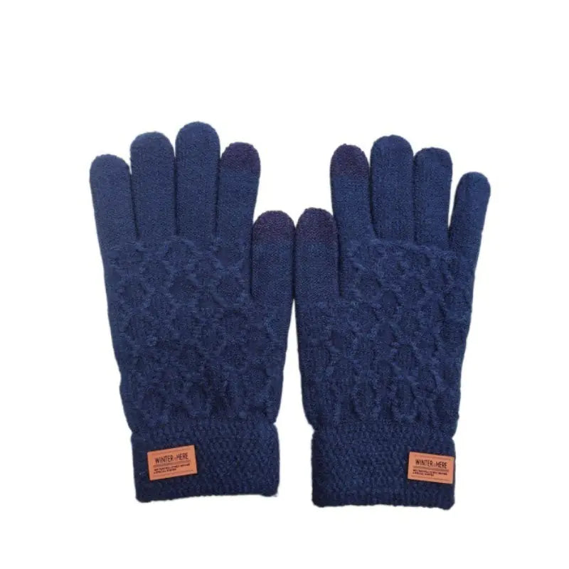 Men's Touch Screen Knitted Gloves for Cycling