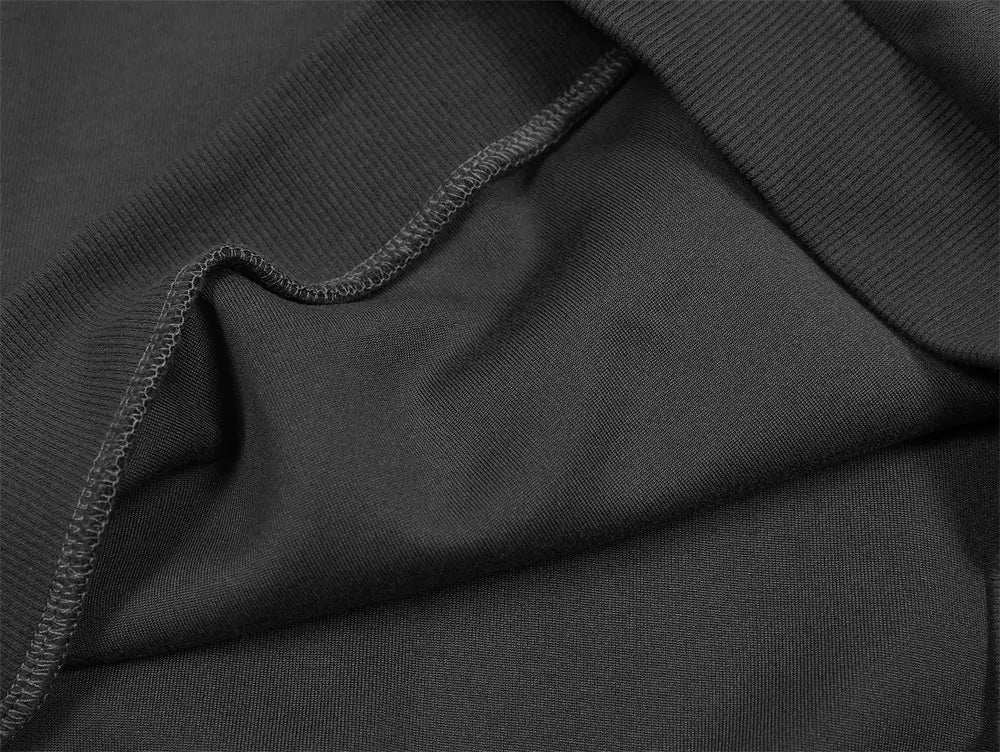 Fashion Solid Color Loose Sweater Men