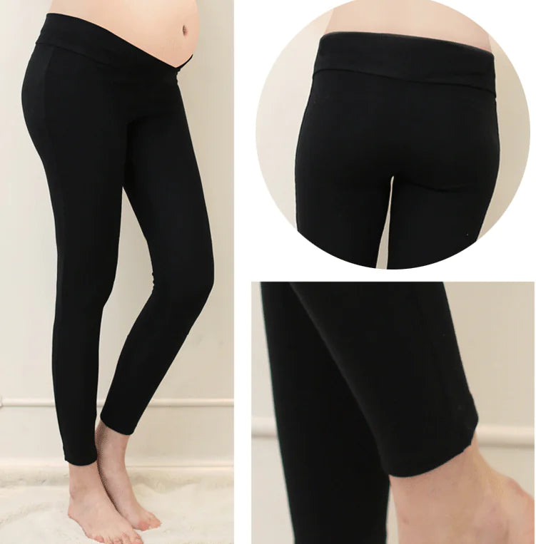 Maternity Low-Waist Pants for Fall and Spring Fashion