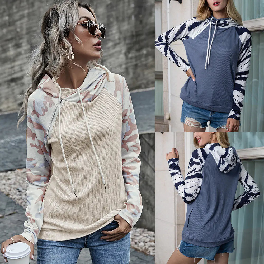 Explosive Tie-dye Long-sleeved Hooded Sweater