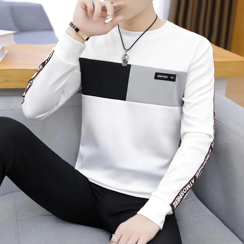 Korean Pullover Sweater for Young Men