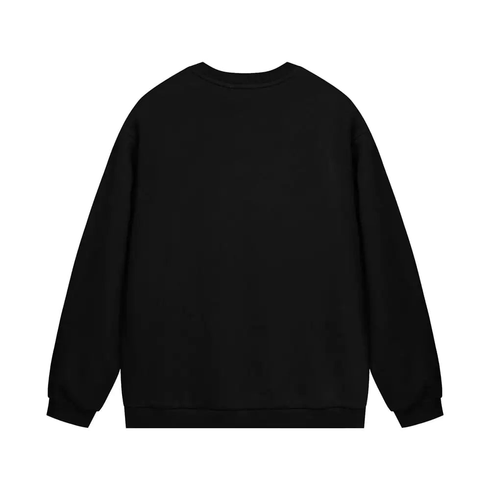 Fashion Solid Color Loose Sweater Men